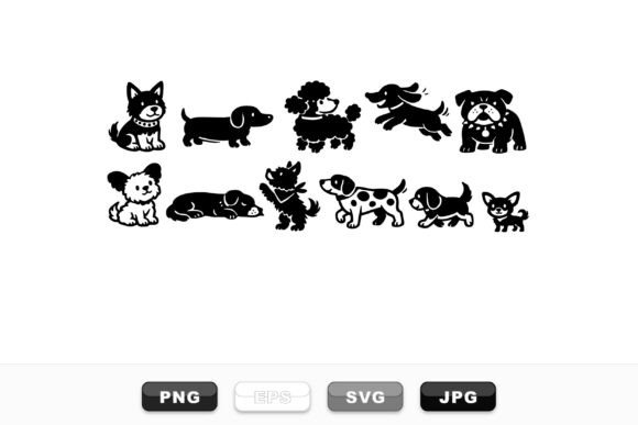 Cute Cartoon Dog Clipart Set Review