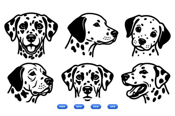 Dalmatian Dog Head Clipart Review