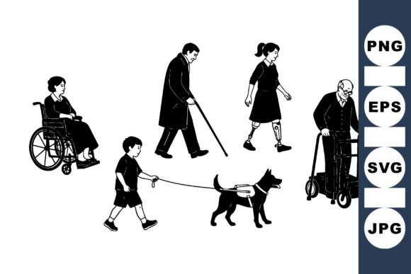 Disability Awareness Silhouette Clipart Review