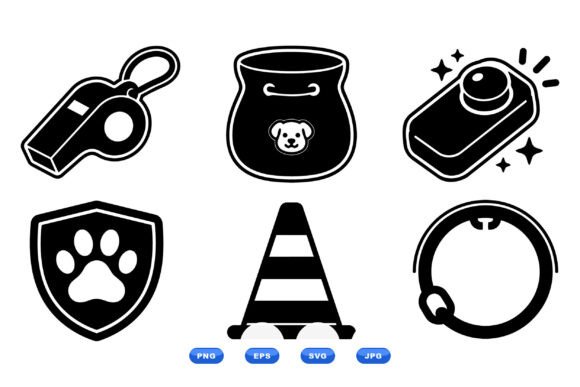 Dog Training Icon Clipart Pack Review