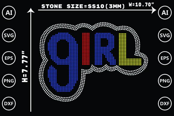 Girl Rhinestone Temp Embroidery Design Review