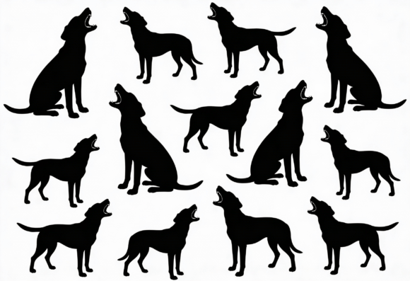 Howling Dog Silhouettes Pack Review