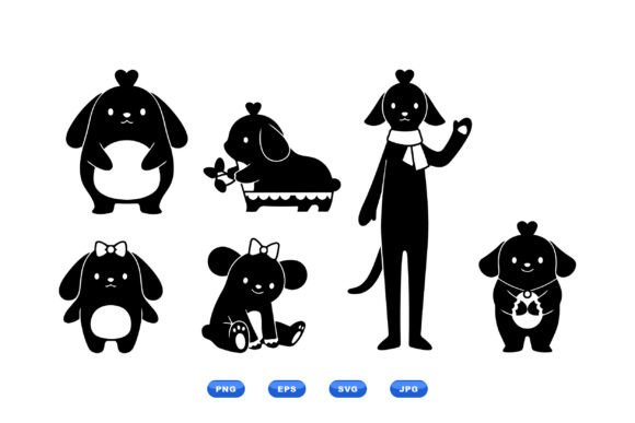 Kawaii Puppy SVG Characters Review