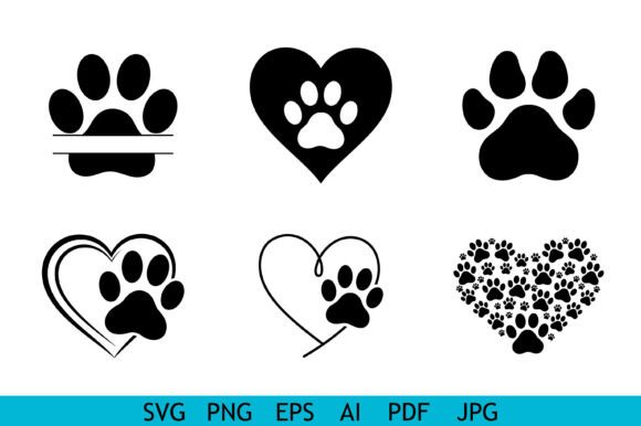 Paw Print Heart Icon Bundle Review