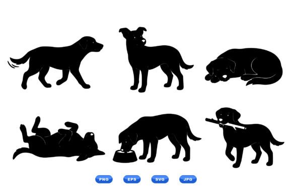 Playful Dog Silhouette SVGs Review