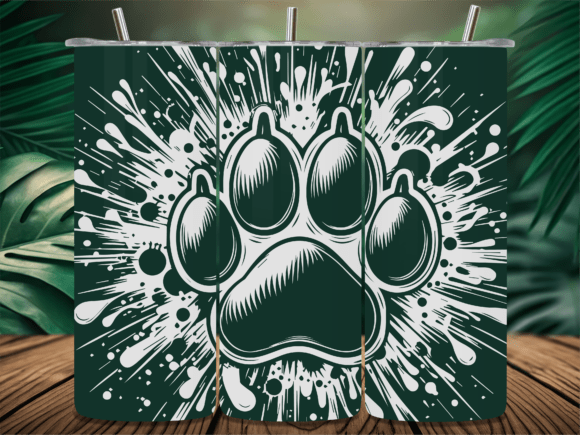 Puppy Dog Paw Print Tumbler Embroidery Design Review